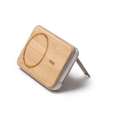 Batería externa de bambú 5000 mAh
