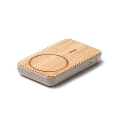 Batería externa de bambú 5000 mAh