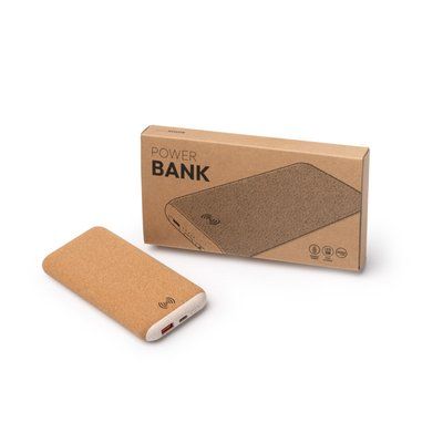Batería externa de corcho y fibra trigo 10000 mAh