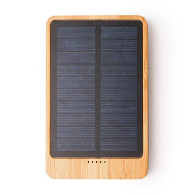 Batería externa solar con 4000 mAh Crudo