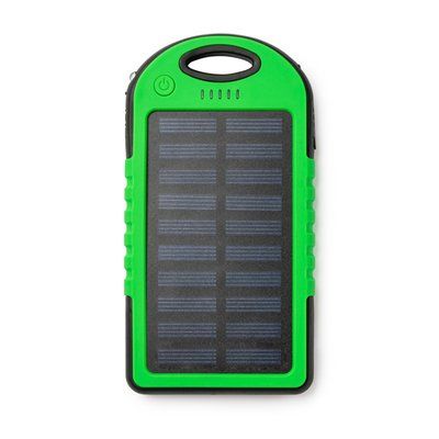 Batería externa solar con 4000mAh Verde Helecho Talla Única Adulto