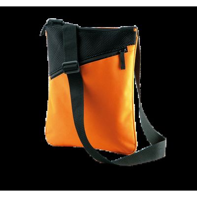 Bandolera con Bolsillo frontal y Asa ajustable. Orange