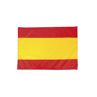 Bandera de España grande con cintas de ajuste