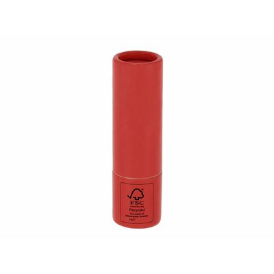 Bálsamo Labial en Cartón Reciclado aroma vainilla Roj