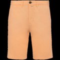 Bermuda chino algodón orgánico Pastel Apricot 40 FR