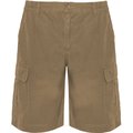 Bermuda con Cintura Elástica y 6 Bolsillos Camel L
