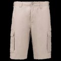 Bermuda ligera multibolsillos algodón Beige 54 Fr