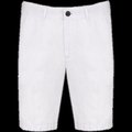 Bermuda de lino 100% para hombre White 36 FR