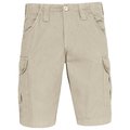 Bermuda multibolsillos de algodón Beige 44 FR