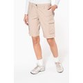 Bermuda multibolsillos ligera para chica Beige 46 Fr