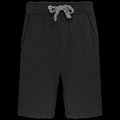 Bermuda unisex de felpa Black S