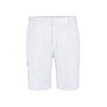 Bermudas multibolsillos de sarga Blanco 40
