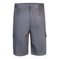 Bermudas multibolsillos de sarga Gris 46