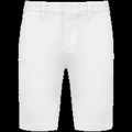 Bermuda chino hombre algodón White 50 Fr