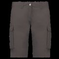 Bermuda multibolsillos ligera para chica Light Charcoal 36 Fr