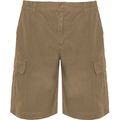 Bermuda con Cintura Elástica y 6 Bolsillos Camel Xl