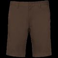 Bermuda chino hombre algodón Chocolate 54 Fr