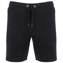 Bermuda con Bolsillos y Cinturilla Elástica Negro S