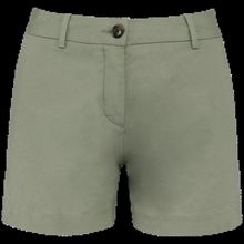 Bermuda chino mujer Almond Green 34 Fr