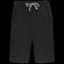 Bermuda unisex de felpa Black Xs
