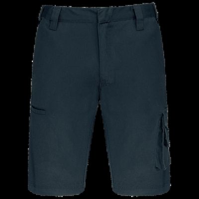 Bermuda de trabajo multibolsillos Navy 40 Fr