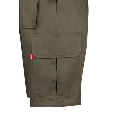 Bermudas multibolsillos de sarga