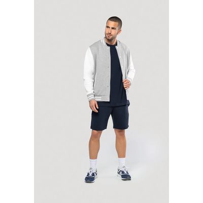 Bermuda felpa eco-responsable hombre