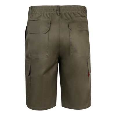 Bermudas multibolsillos de sarga