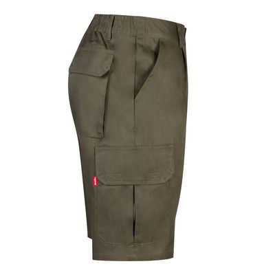 Bermudas multibolsillos de sarga