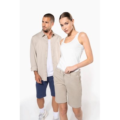 Bermuda chino hombre algodón