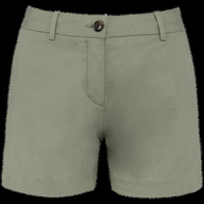 Bermuda chino mujer Almond Green 38 Fr