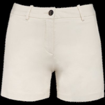 Bermuda chino mujer Ivory 36 FR