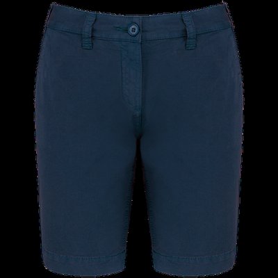 Bermuda efecto lavado mujer Washed Navy 44 FR