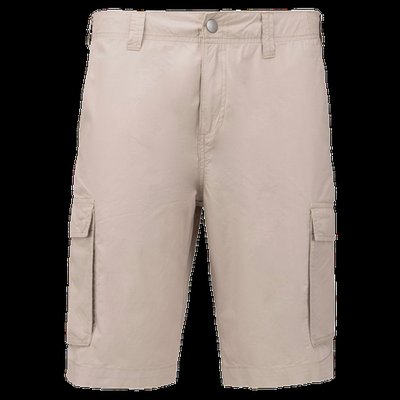 Bermuda ligera multibolsillos algodón Beige 40 Fr