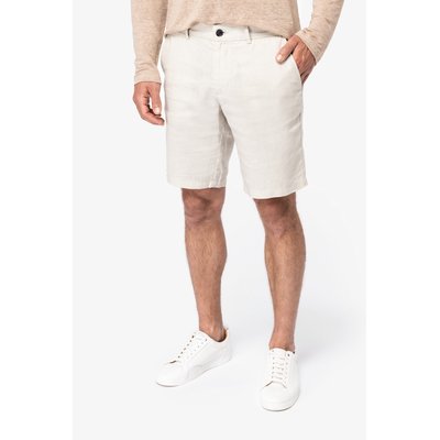 Bermuda de lino 100% para hombre