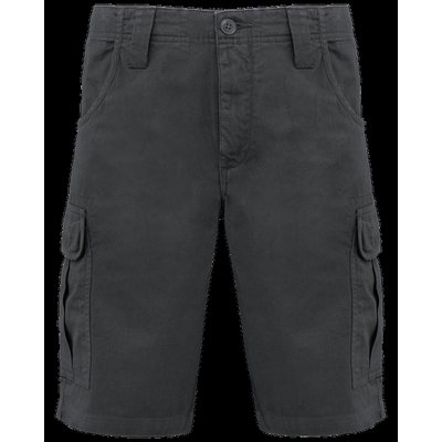 Bermuda multibolsillos de algodón Dark Grey 40 Fr