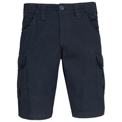 Bermuda multibolsillos de algodón Dark Navy 46 FR