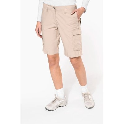 Bermuda multibolsillos ligera para chica Beige 46 Fr