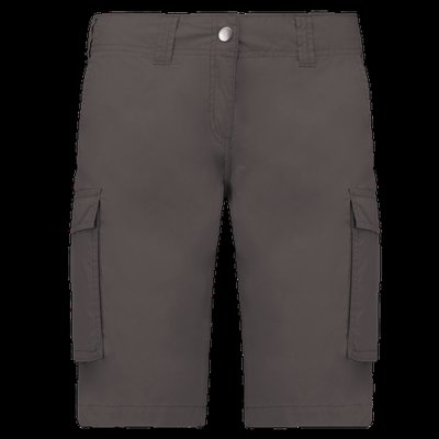 Bermuda multibolsillos ligera para chica Light Charcoal 34 Fr