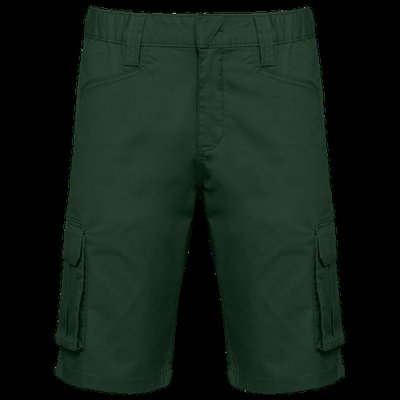 Bermuda multibolsillos sostenibles Forest Green 4Xl