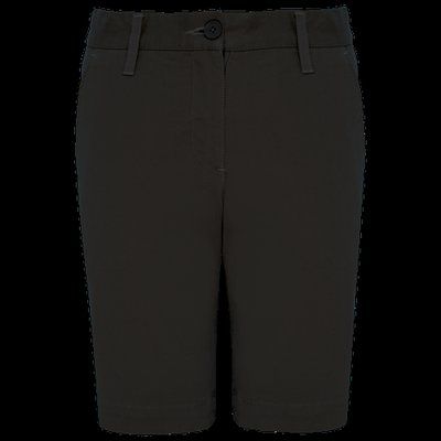 Bermuda niña algodón con cintura ajustable Dark Grey 7 ans