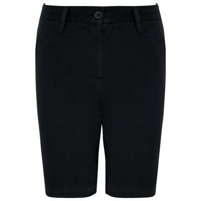 Bermuda niña algodón con cintura ajustable Dark Navy 10 ans