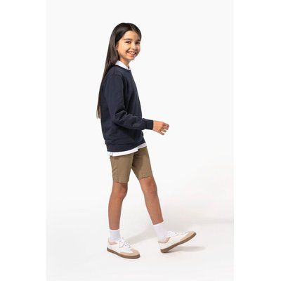 Bermuda niña algodón con cintura ajustable