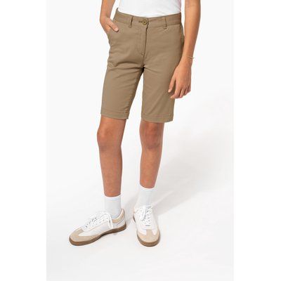 Bermuda niña algodón con cintura ajustable
