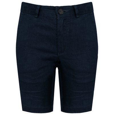 Bermuda para niño de lino Navy Blue 10/12 Ans