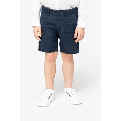 Bermuda para niño de lino