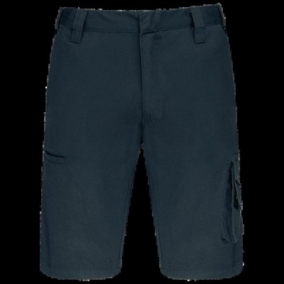 Bermuda de trabajo multibolsillos Navy 40 Fr