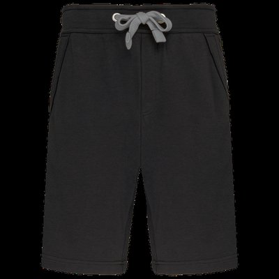 Bermuda unisex de felpa Black 4Xl