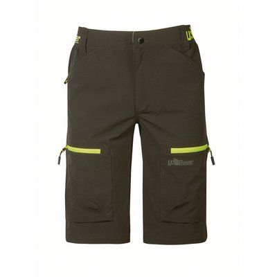 Bermudas elásticas multibolsillos Dark Green 3XL