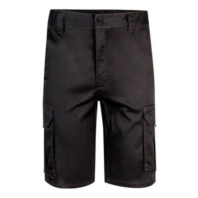 Bermudas elásticas con seis bolsillos Negro 34